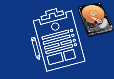 Form for data recovery of dead disks