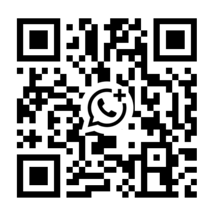 WhatsApp QR code — scan to start a chat